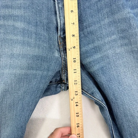 Polo Ralph Lauren Jeans Mens 38x32 Blue Varick Slim Fit Staright Whisker - Picture 6 of 13